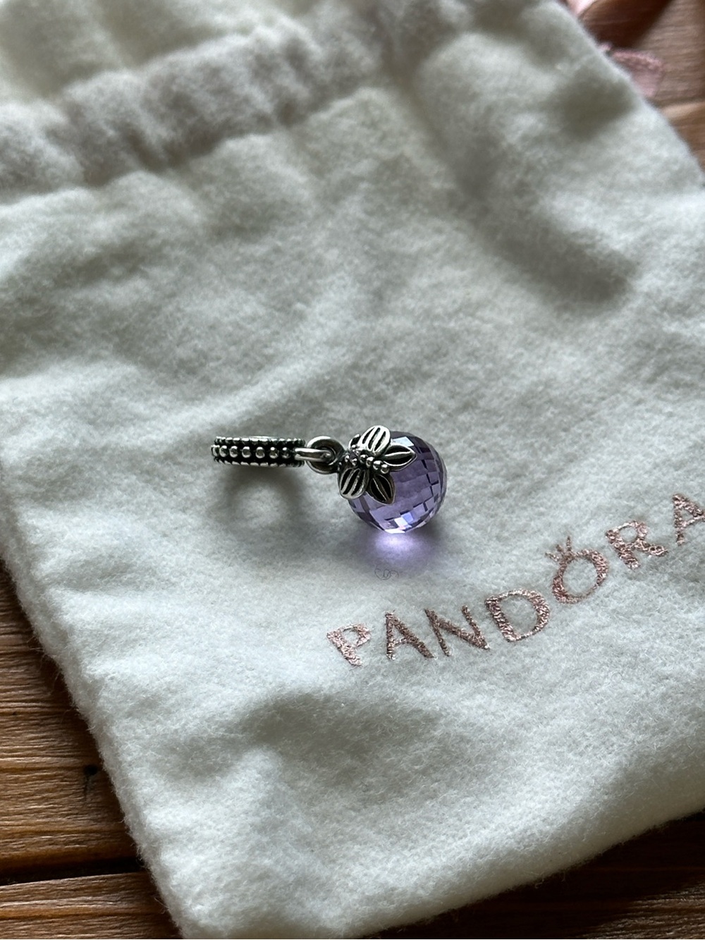 Pandora Purple Butterfly Dangle